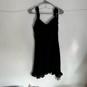 J.ING Mini Tie Up Black Dress NWT